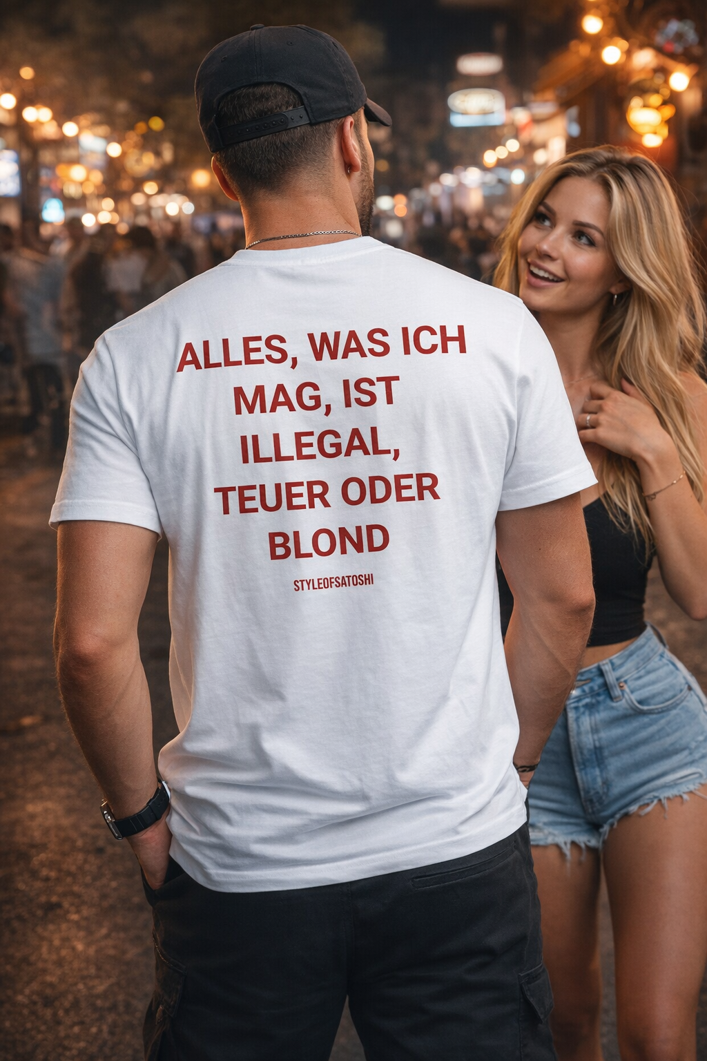 ALLES, WAS ICH MAG, IST ILLEGAL, TEUER ODER BLOND
