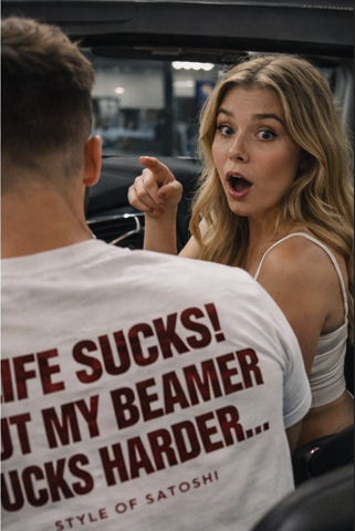 LIFE SUCKS!  BUT MY BEAMER SUCKS HARDER...