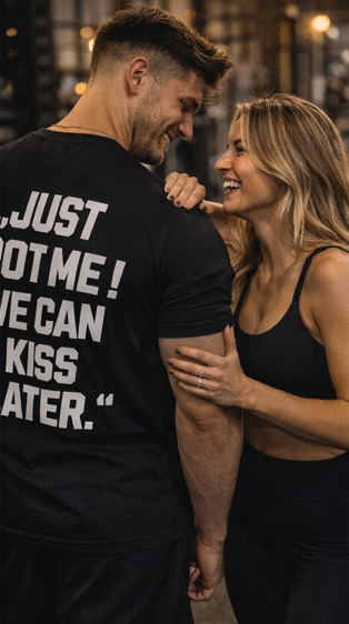 Gym Crush Shirt – „Just Spot Me“ Edition