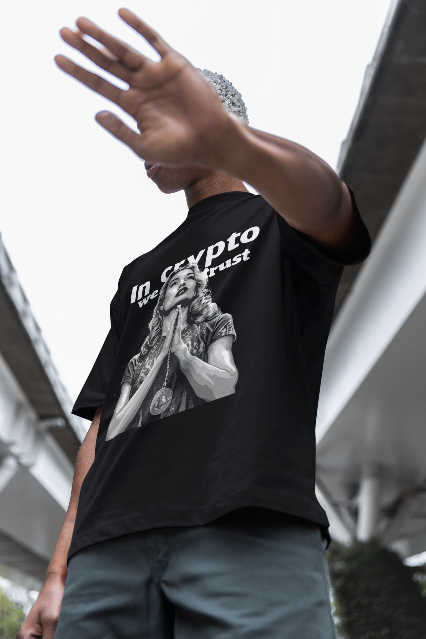 In Crypto we trust - Premium Organic Oversize Blast